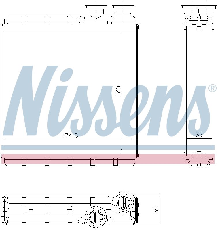 AVA Cabin Heater Core VN6473