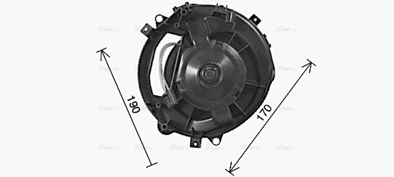 AVA Cabin Fan Blower Motor VN8423