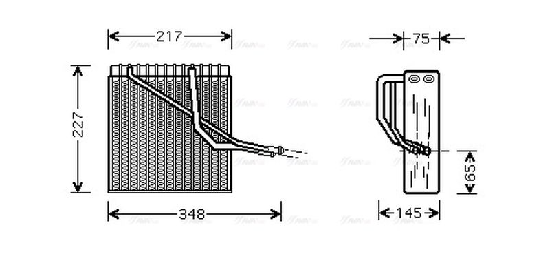 AVA Aircon Evaporator VNV055