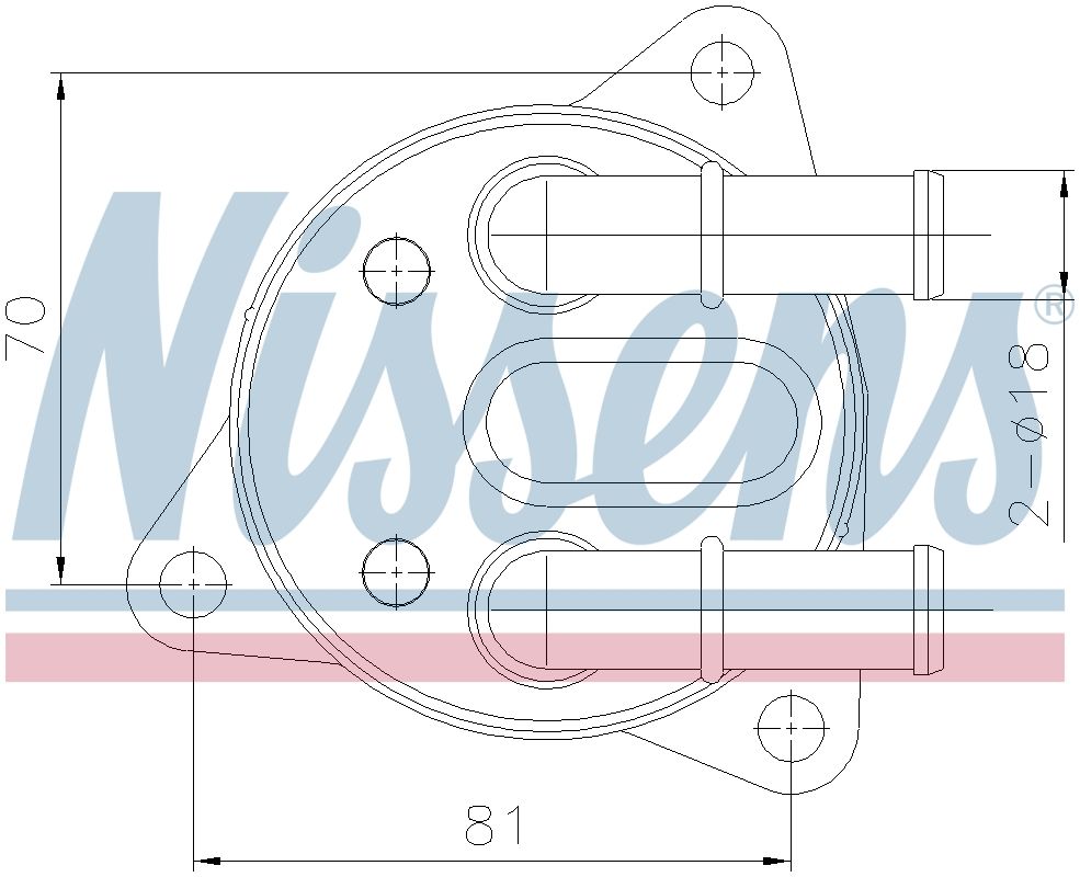 AVA Oil Cooler VO3311