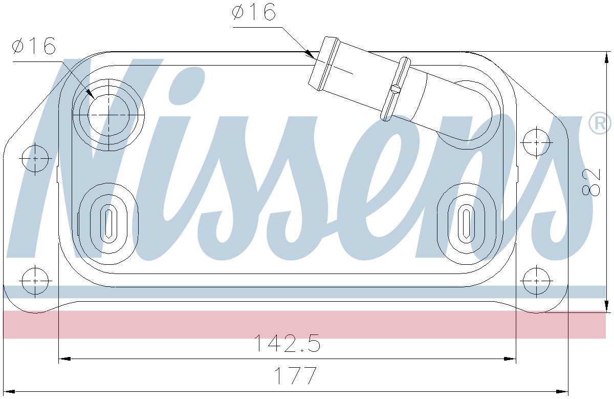 AVA Oil Cooler VO3312
