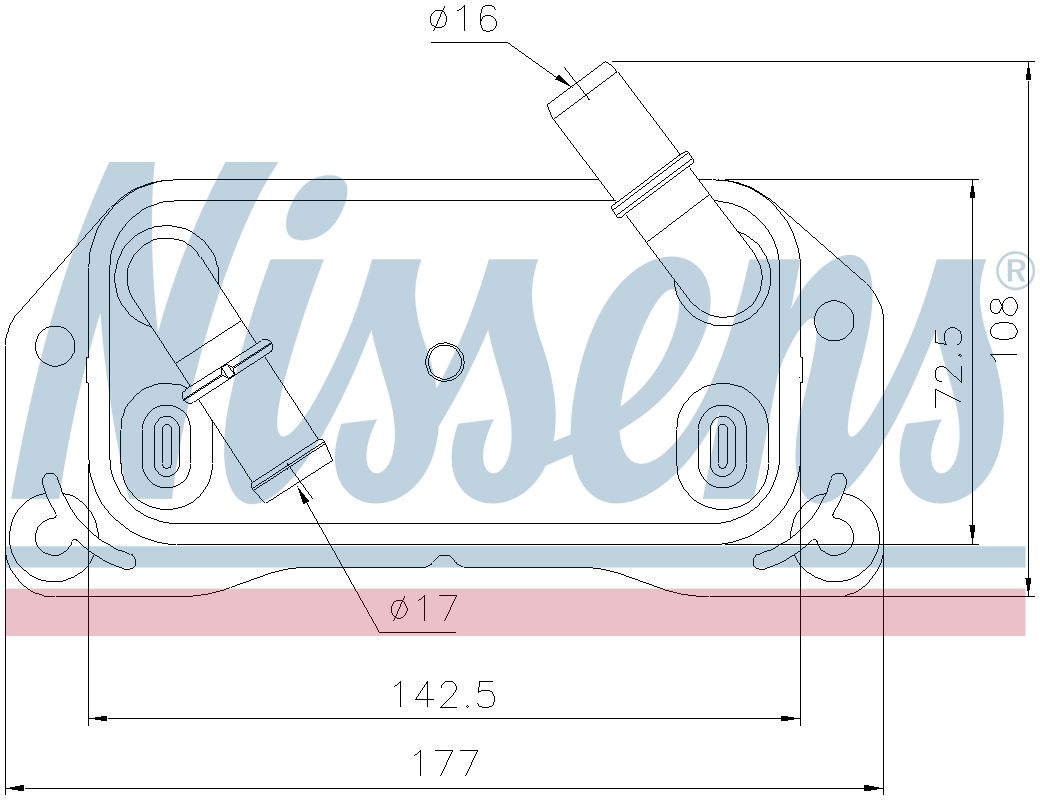 AVA Oil Cooler VO3313