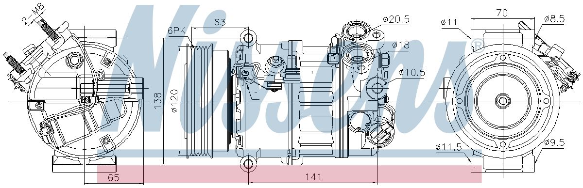 AVA Aircon Compressor VOAK314
