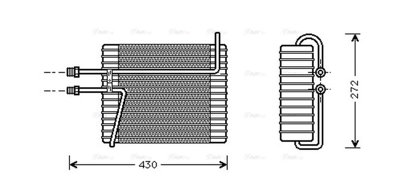 AVA Aircon Evaporator VOV026