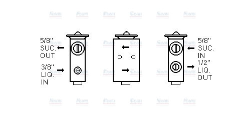 AVA Aircon Expansion valve AG1005