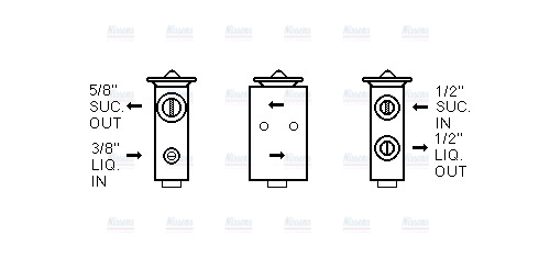 AVA Aircon Expansion valve AG1006