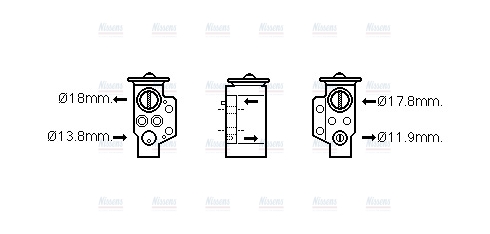 AVA Aircon Expansion Valve AI1351