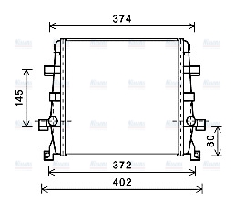 AVA Coolant Radiator AI2362