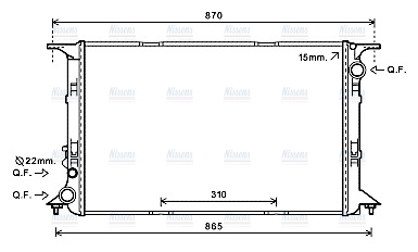 AVA Coolant Radiator AI2377