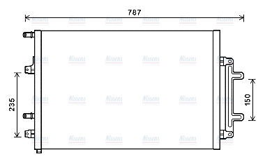 AVA Coolant Radiator AI2383