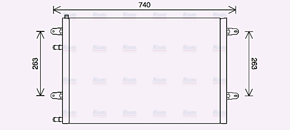 AVA Coolant Radiator AI2417