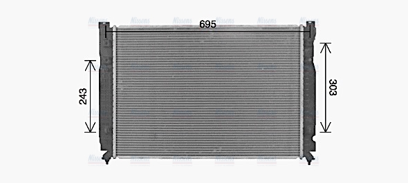 AVA Coolant Radiator AI2431