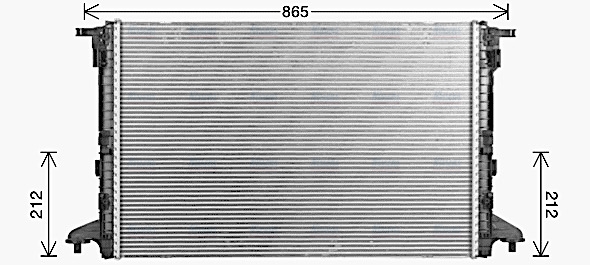 AVA Coolant Radiator AI2446