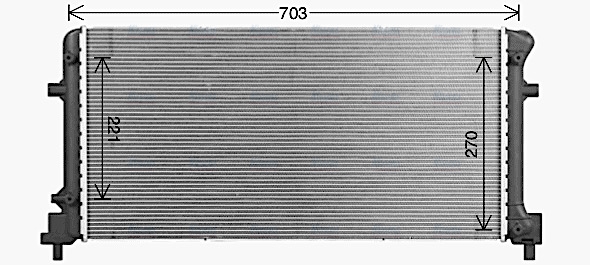 AVA Coolant Radiator AI2450