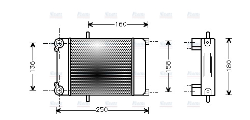 AVA Oil cooler AI3132