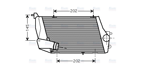 AVA Charge Air Intercooler AI4219