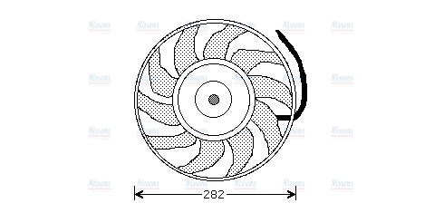 AVA Radiator Cooling Fan AI7502