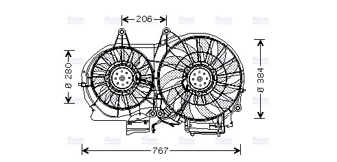 AVA Radiator Cooling Fan AI7506