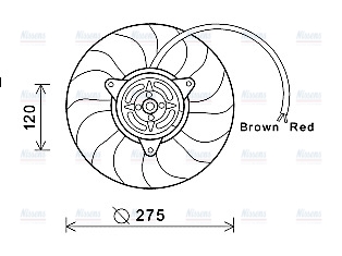 AVA Radiator Cooling Fan AI7515