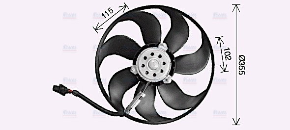 AVA Radiator Cooling Fan AI7521