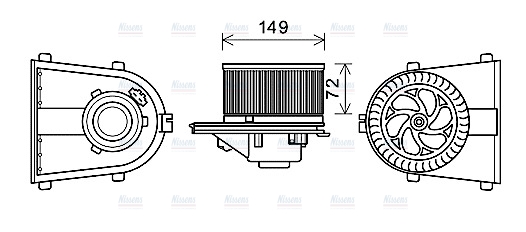AVA Cabin Fan Blower Motor AI8378