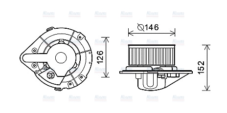 AVA Cabin Fan Blower Motor AI8501