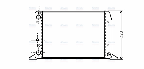 AVA Coolant Radiator AIA2028