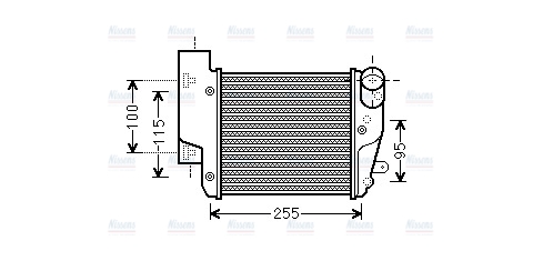 AVA Charge Air Intercooler AIA4304