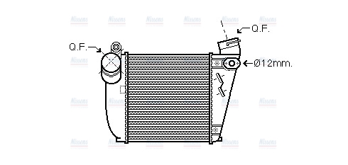 AVA Charge Air Intercooler AIA4354