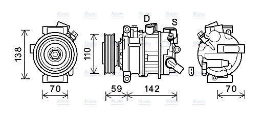 AVA Aircon Compressor AIAK401