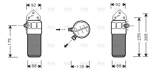 AVA Aircon Receiver Dryer Filter AID004