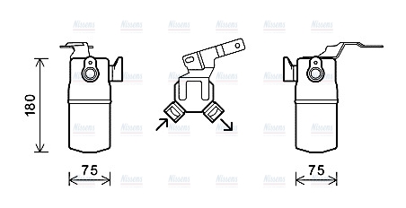 AVA Aircon Receiver dryer AID345