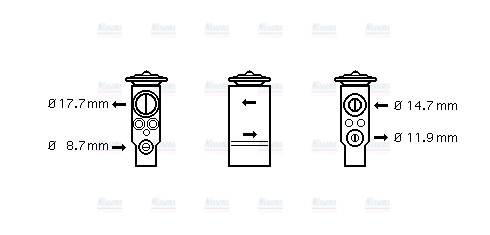 AVA Aircon Expansion valve AL1105