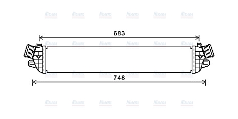 AVA Charge Air Intercooler AL4129