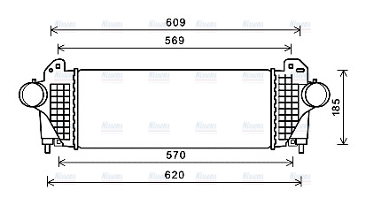 AVA Charge Air Intercooler AL4142