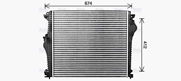 AVA Charge Air Intercooler AL4148