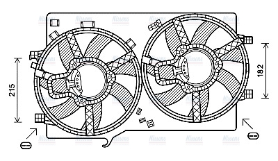 AVA Radiator Cooling Fan AL7521