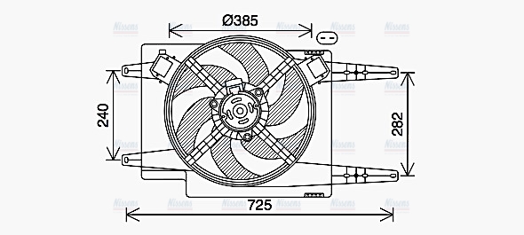 AVA Radiator Cooling Fan AL7525