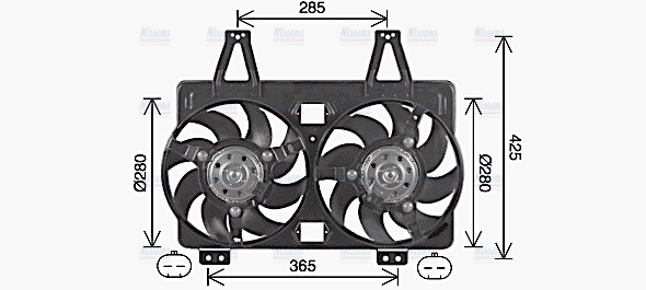 AVA Radiator Fan AL7527