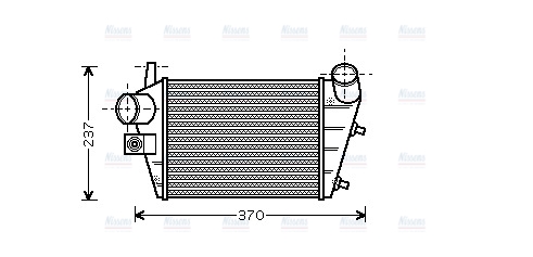 AVA Charge Air Intercooler ALA4085