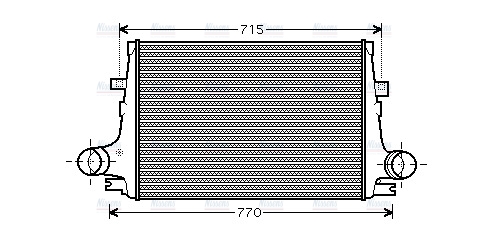 AVA Charge Air Intercooler ALA4096