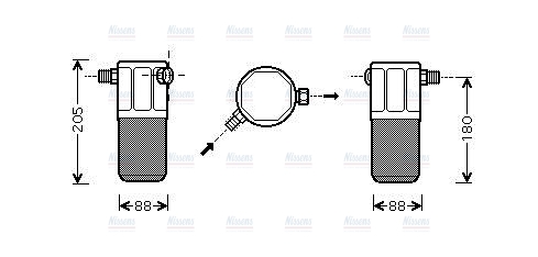 AVA Aircon Receiver Dryer Filter ALD099