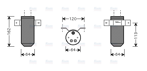 AVA Aircon Receiver Dryer Filter AUD039