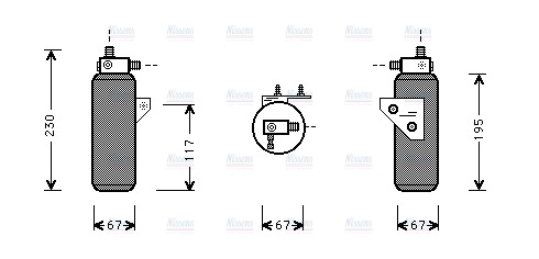AVA Aircon Receiver Dryer Filter AUD144