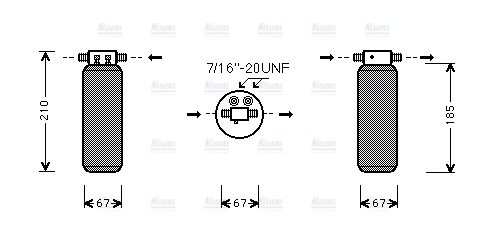 AVA Aircon Receiver dryer AUD145