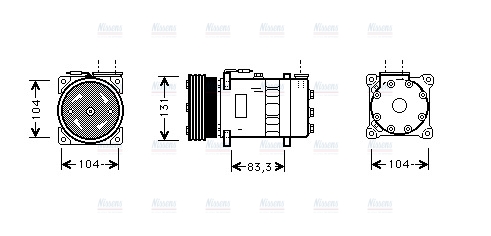 AVA Aircon Compressor AUK003