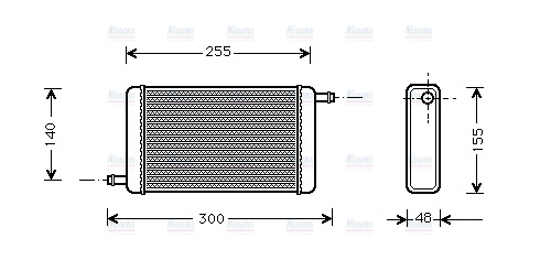 AVA Heater Core BD6007