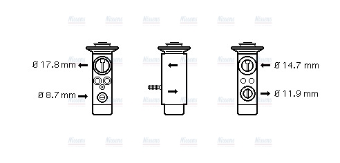 AVA Aircon Expansion Valve BW1089