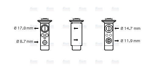 AVA Aircon Expansion Valve BW1239