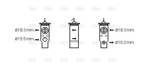 AVA Aircon Expansion Valve BW1359